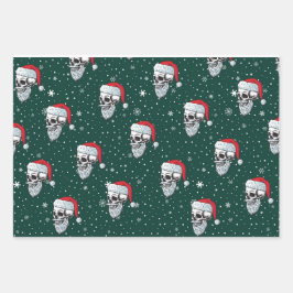Skulpturen mit Bärten Weihnachtswrapping Papier