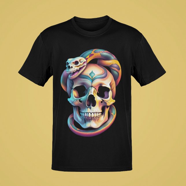 Skulpturen mit Schlangen oder Rose Farbkunstkollek T-Shirt (Von Creator hochgeladen)