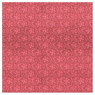 Skulpturen Stars-Coral Pink-Zazzle Stoff