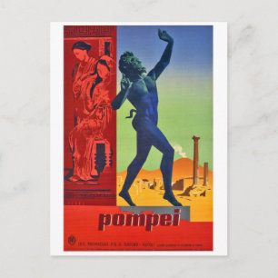 Skulpturen und Kunst von Pompeji, Neapel, Italien Postkarte
