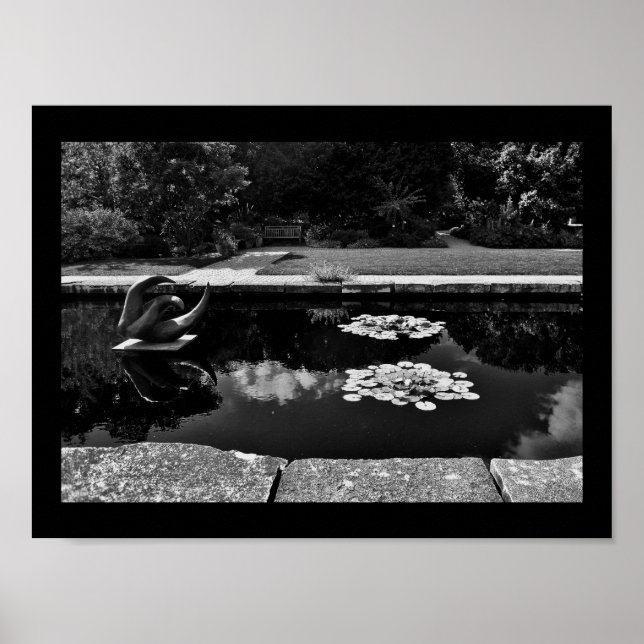 Skulpturengarten Poster (Vorne)