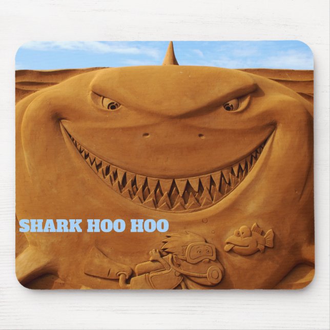 Skulpturenhai Mousepad (Vorne)