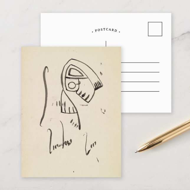 Skulpturstudien | Henri Gaudier-Brzeska Postkarte (Von Creator hochgeladen)