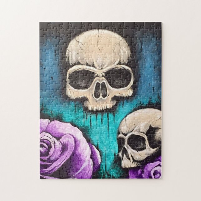 "Skuls & Roses" Art Puzzle (Vertical)