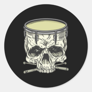 SKULTUR RUNDER AUFKLEBER