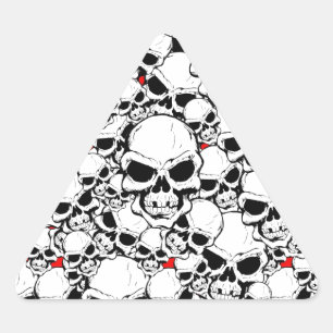 SKULTUREN DREIECKIGER AUFKLEBER