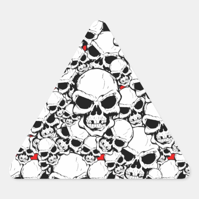 SKULTUREN DREIECKIGER AUFKLEBER (Vorderseite)