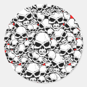SKULTUREN RUNDER AUFKLEBER