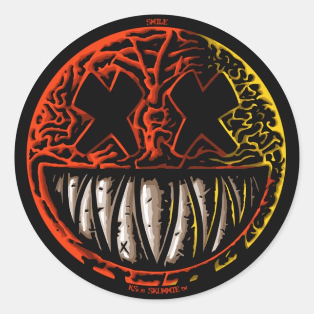 Skummie Smile Sticker (Vorderseite)