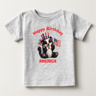 Skunk (5ab) Patriotisches Kinder T-Shirt