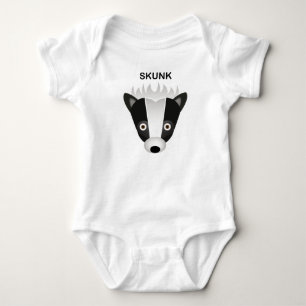 Skunk - Baby Jersey Bodysuit Strampler