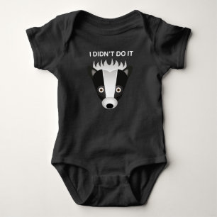 Skunk - Baby Jersey Bodysuit Strampler