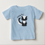 Skunk Birthday Party Kids Baby T-shirt<br><div class="desc">Feiern Sie den Geburtstag Ihres Kindes mit diesem bezaubernden Schnupfen Geburtstagsgeschenk! Ideal für eine Waldtierfeier,  oder einfach nur für ein Kind,  das Lieben in den Schotten! Ein Party zum 1. Geburtstag für ein Baby!</div>
