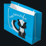 Skunk Birthday Party Kids Große Geschenktüte<br><div class="desc">Feiern Sie den Geburtstag Ihres Kindes mit diesem bezaubernden Schnupfen Geburtstagsgeschenk!  Ideal für eine Waldtierfeier,  oder einfach nur für ein Kind,  das Lieben in den Schotten!  Ein Party zum 1. Geburtstag für ein Baby!</div>