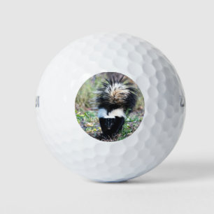 Skunk Black and White Golfball