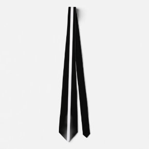 Skunk Chic Schwarz-weiß Striped Novelty Neck Tie Krawatte