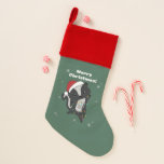 Skunk Christmas Skunks Winter Animals Adult Cloth Weihnachtsstrumpf<br><div class="desc">Skunk for Christmas with fairy lights. Funny animals with ohrs and snow to the holidays. Also funny for Christmas in July. Stinkiers are sweet animals and perfect for Christmas.</div>