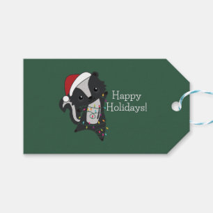Skunk Christmas Skunks Winter Animals Adult Tuch  Geschenkanhänger