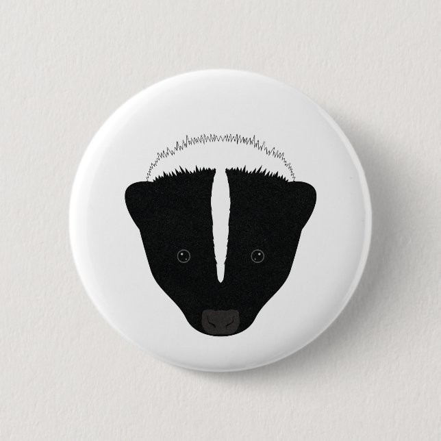 Skunk Face Button (Vorderseite)