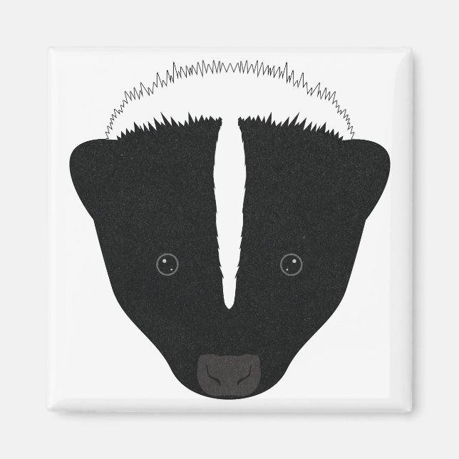 Skunk Face Magnet (Vorne)