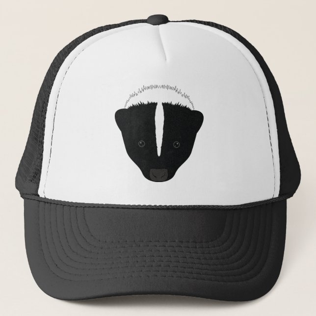 Skunk Face Truckerkappe (Vorderseite)