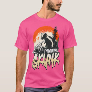 Skunk Halloween bin ich mit dem Skunk T-Shirt
