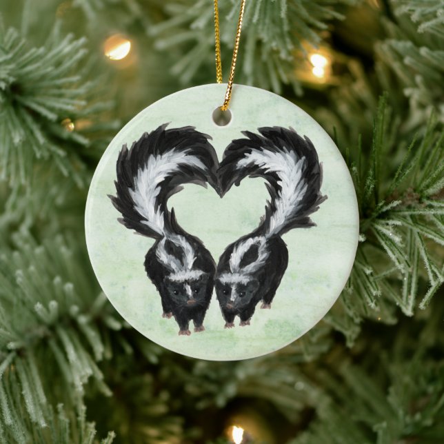 Skunk Heart Ornament (Baum)
