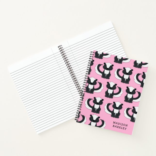 Skunk Kid's Niedliche Waldtiere Notizbuch (Innenseite)