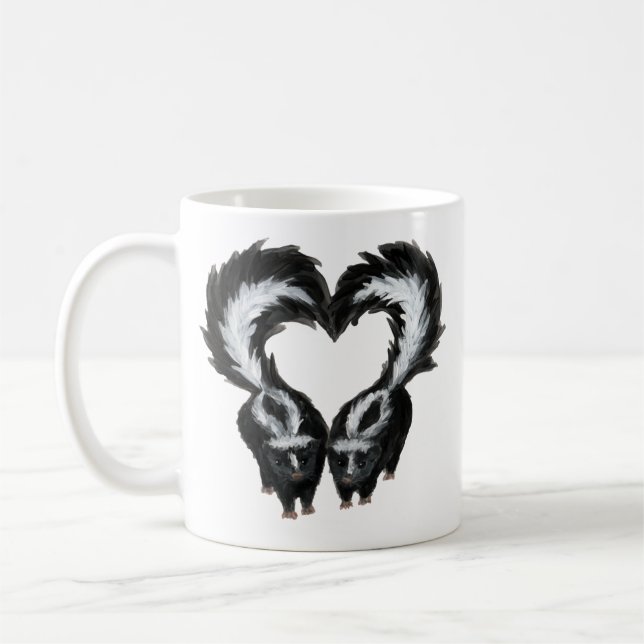 Skunk Liebe Tasse (Links)