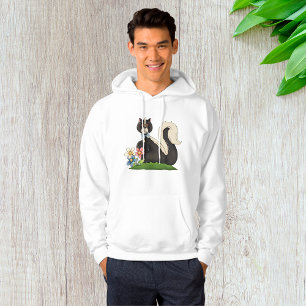 Skunk mit Blume Hoodie