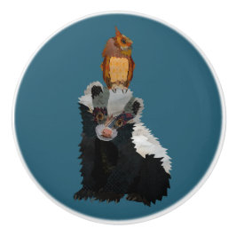 SKUNK & OWL KERAMIKKNAUF