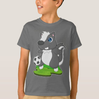 Skunk Soccer Player Soccer T-Shirt