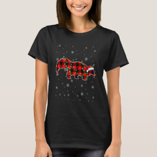 Skunk Weihnachtsfeiertage Niedliche Tiere Xmas Lig T-Shirt