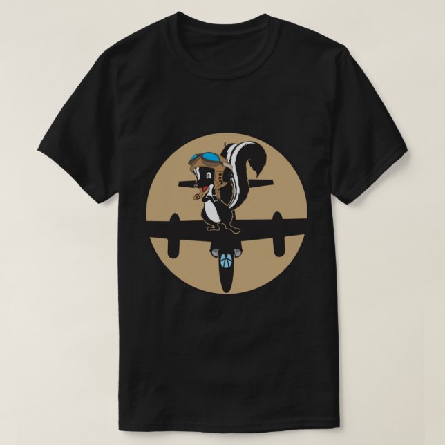 Skunk Works - U-2 Roundel Patch - Clean Style T-Shirt (Design vorne)
