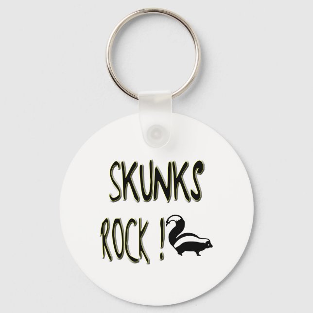Skunks Rock ! Porte-clés (Recto)