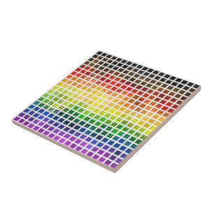 Skurril Boho-Karo Regenbogenfahne mit kariertem Mu Fliese