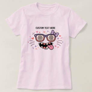 Skurril Brillen Monster Liebhaber Custom T-Shirt