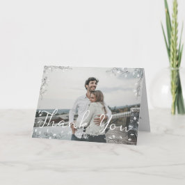 Skurril illustrierte moderne handgeschriebene Schr Dankeskarte