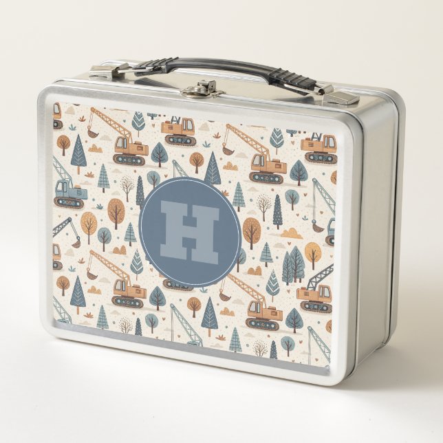 Skurril Kinder Bau Metall Lunchbox (Vorderseite)