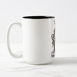 Skurril Warzenkröten Zwei-Töne-Tasse Geschenkidee Zweifarbige Tasse