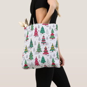 Skurril Whimsikalisch Dekorierte Weihnachtsbäume K Tasche