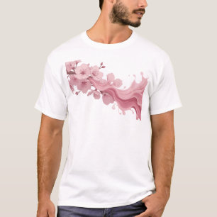 Skurrile ABSTRACTE BLUMEN Mode Druck T-Shirt