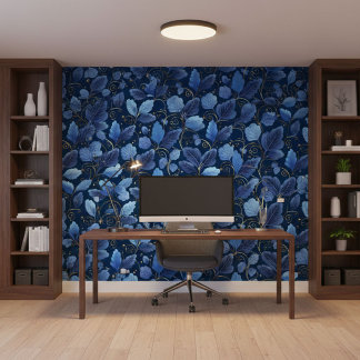 Skurrile Blaue Fantasie  Tapete
