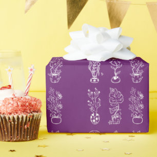 Skurrile Botanik Geschenkpapier