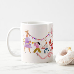 Skurrile Freude-Parade – Der KindOnes Stil Kaffeetasse