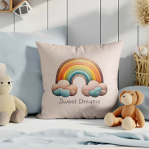 Skurrile Pastell-Regenbogen-in-Wolken für Kinder