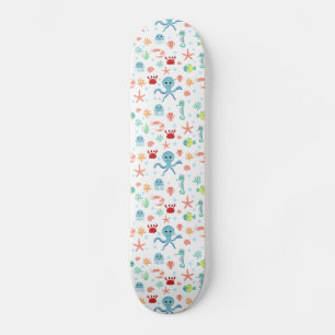 Skurrile Unterwasser-Meereslebewesen Skateboard