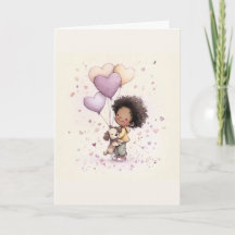 Skurrile Valentinsgrußkarte – Aquarell