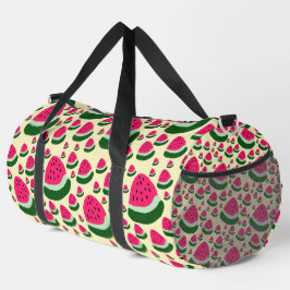 Skurrile Wassermelonen Süßes Sommerfrucht-Muster Duffle Bag