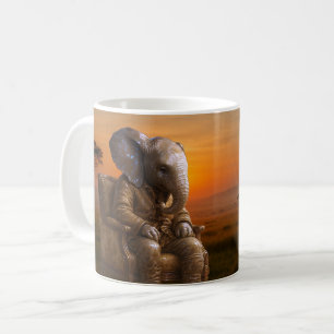 Skurriler Elefant-Homedekor Kaffeetasse